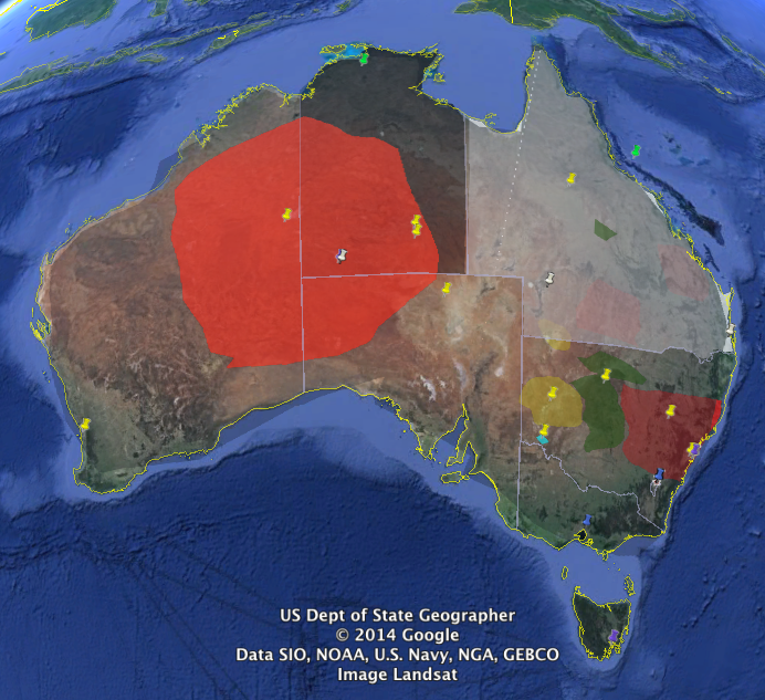 Australia Geographic Map